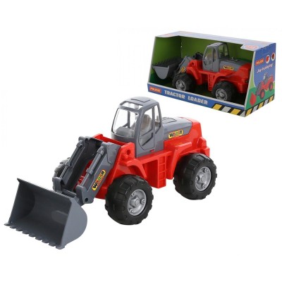 Polesie Toys Трактор Power с гребло - 36780, Многоцветен, 36+