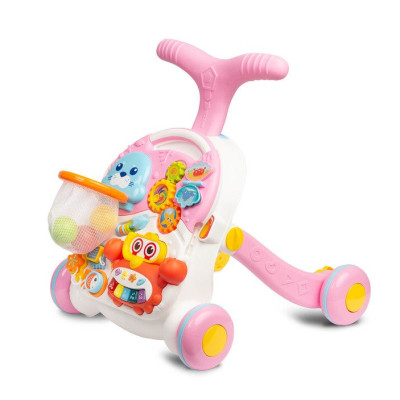 Проходилка 2в1 Spark Pink Caretero Toyz