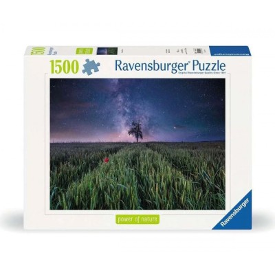 Пъзел Ravensburger 1500 ел. - Нощно небе над нивата