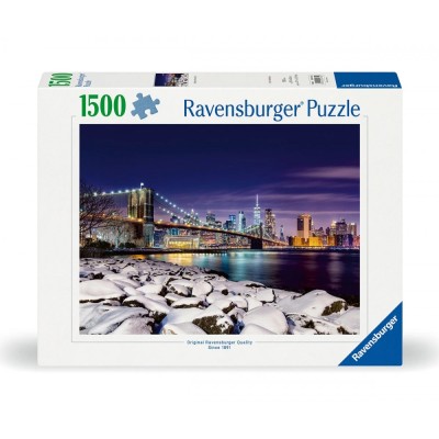 Пъзел Ravensburger 1500 ел. - Зима в Ню Йорк