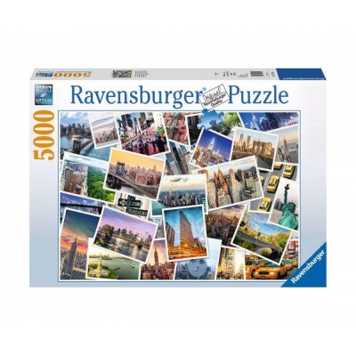 Пъзел Ravensburger 5000 ел. - Ню Йорк градът който никога не спи