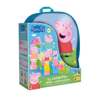 Раница Lisciani PEPPA PIG с конструктор