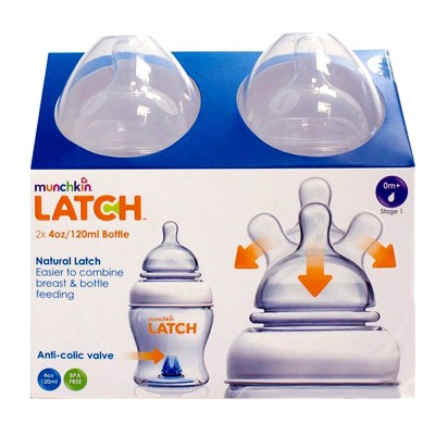 Шише Latch 125 ml. комплект от 2 броя Munchkin 11622