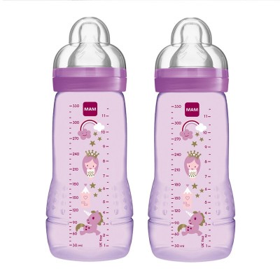 Шише MAM Easy Active Bottle 330ml 2бр лилави