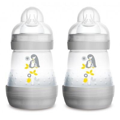 Шише MAM Easy Start Anti Colic 160ml 2бр сиви