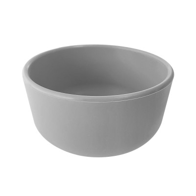 Силиконова купа minikOiOi Basics-Bowl - Powder Grey