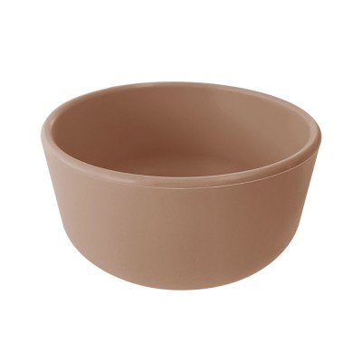 Силиконова купа minikOiOi Basics-Bowl - Woody Brown