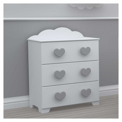 Скрин Bambino Casa Cuori Grandi Felici baby light gray