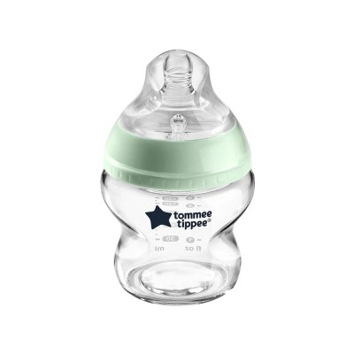 Стъклено шише за хранене Tommee Tippee Closer to Nature Easi Vent 150мл