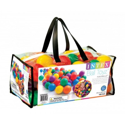 Топки малки INTEX 6.5cm Small Fun Ballz, 100 бр.