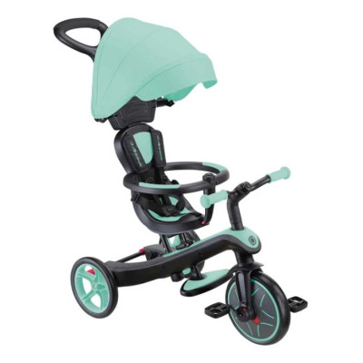 Триколка 4 в 1 GLOBBER EXPLORER TRIKE със сенник - ментово зелена