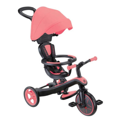 Триколка 4 в 1 GLOBBER EXPLORER TRIKE със сенник - розова