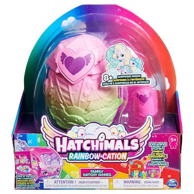 Яйце изненада Spin Master Hatchimals CollEGGtibles Rainbow-Cation Hatchy Homes